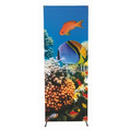 Large X-Banner Stand w/ Vinyl Graphic